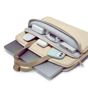 Túi Đeo Chéo Macbook 13”/14”, Ultrabook 13″ TOMTOC (USA) Premium Theher Shoulder Bag - H22C1