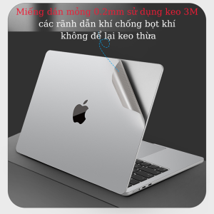 Bộ Dán Skin 3M Cho Macbook 13 Air-M2 Chính Hãng JRC