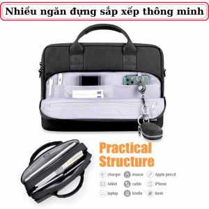 Túi Chống Sốc Túi Laptop Đeo Vai WiWU Alpha Double Layer - T349