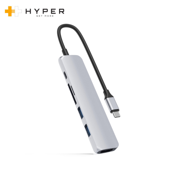 Cổng Chuyển Hyperdrive Bar 6-in-1 USB-C Hub (HD22E)