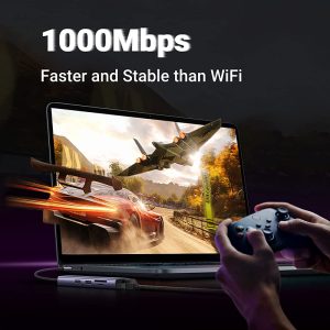 Bộ Chuyển Đổi 7-In-1 USB Type-C Ra HDMI 4K/60hz + USB + LAN Gigabit + PD100W + SD/TF - Ugreen 60515