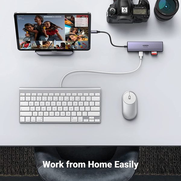 bo-chuyen-doi-type-c-ugreen-60515-usb-type-c-nkphukien-12 Bộ Chuyển Đổi 7-In-1 USB Type-C Ra HDMI 4K/60hz + USB + LAN Gigabit + PD100W + SD/TF - Ugreen 60515