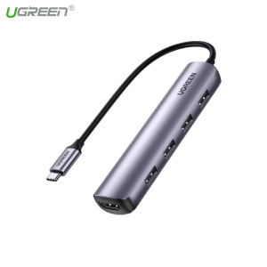 Bộ Chuyển Type C to HDMI + 4 Cổng USB 3.0 Ugreen 20197