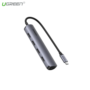 Bộ Chuyển Type C to HDMI + 4 Cổng USB 3.0 Ugreen 20197