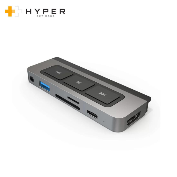 Cổng Chuyển Hyperdrive Media 6-in-1 HDMI 4K/60Hz USB- Hub Đa Phương Diện – HD449