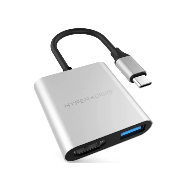 cong-chuyen-hyperdrive-4k-hdmi-3-in-1-usb-c-hub-for-macbook-pc-devices-hd259a-Silver Cổng Chuyển Hyperdrive 3-in-1 4k HDMI Hub USBC (HD259A)