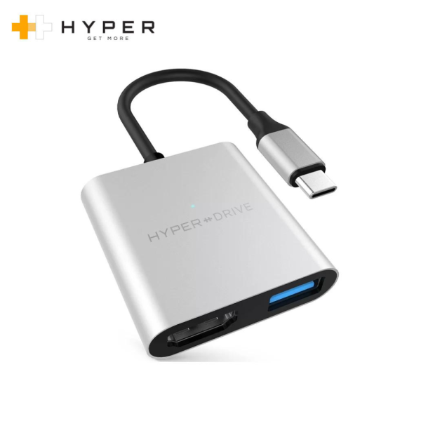 Cổng Chuyển Hyperdrive 3-in-1 4k HDMI Hub USBC (HD259A)