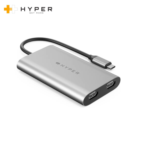 Cổng Chuyển Hyperdrive Dual 4k HDMI (2 Màn Hình) USA-C Hub For Macbook M1/M2 – HDM1