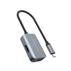 Cổng Chuyển HyperDrive 2-in-1 HDMI/VGA 4K60Hz USB-C HUB – HD-C2HV-GR