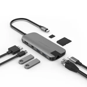 Cổng Chuyển Hyperdrive Slim 8-in-1 USB-C Hub (HD247B)