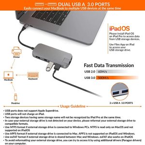 Cổng Chuyển Hyperdrive Slim 8-in-1 USB-C Hub (HD247B)