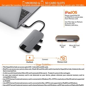 Cổng Chuyển Hyperdrive Slim 8-in-1 USB-C Hub (HD247B)