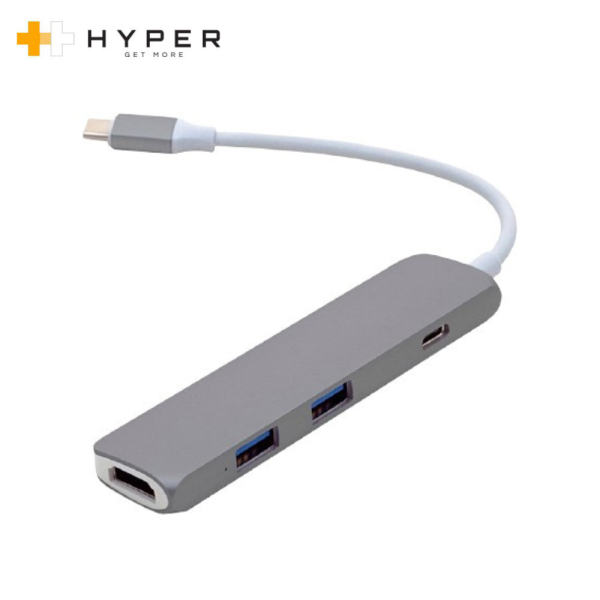 Cổng chuyển HyperDrive 4-in-1 USB-C Hub with 4K HDMI (GN22B)