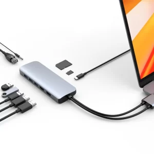 Cổng Chuyển HyperDrive Viber 10-in-2 4K60Hz USB-C Hub – HD392