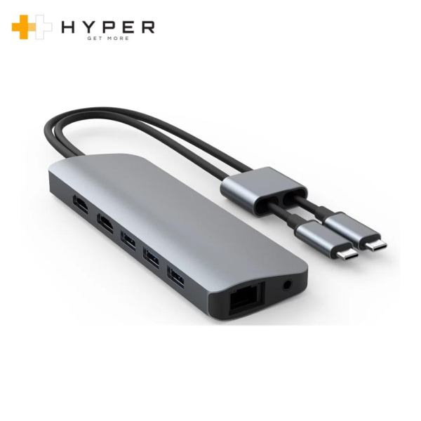 Cổng Chuyển HyperDrive Viber 10-in-2 4K60Hz USB-C Hub – HD392