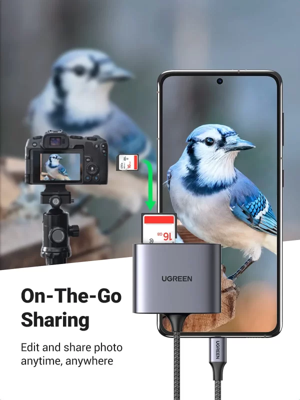 dau-doc-the-sd-tf-kem-otg-chuan-usb-3-1-type-c-ugreen-80798-nkphukien-07 Đầu Đọc Thẻ SD/TF Kèm OTG Chuẩn USB 3.1 Type-C Ugreen 80798