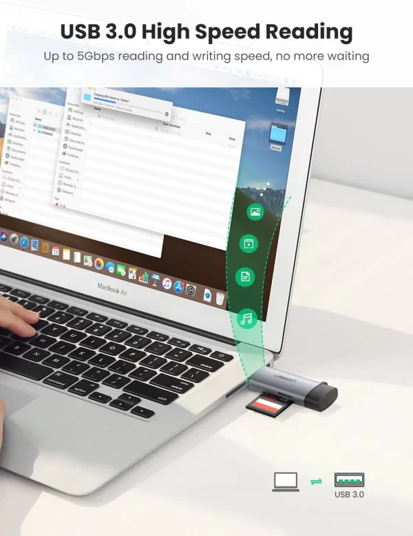 dau-doc-the-tf-sd-chan-cam-usb-c-usb-3-1-ugreen-cm184-50706-nkphukien-04 Đầu Đọc Thẻ TF SD Chân Cắm USB-C & USB 3.1 Ugreen 50706