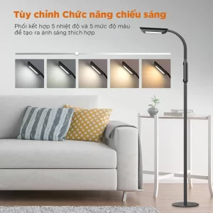 Đèn Sàn LED 5 Chế Độ Màu, 5 Mức Sáng Taotronics TT-DL060