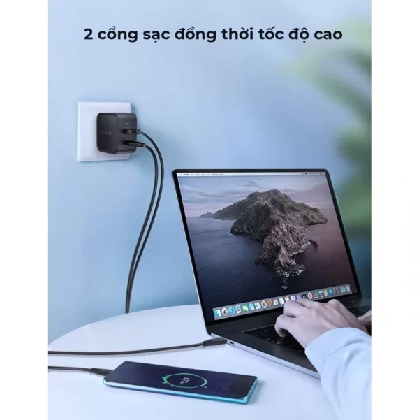sac-nhanh-ravpower-65w-gan-tech-usb-c-wall-charger-rp-pc133-5 Sạc nhanh RavPower 65W GaN Tech USB C Wall Charger – ( RP-PC133 )